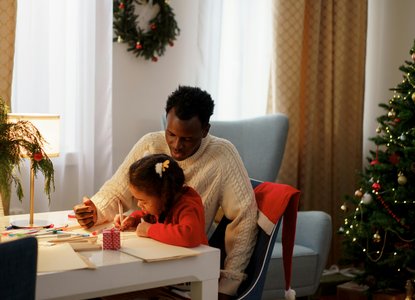 Christmas Cards and pictures with 0 to 5s