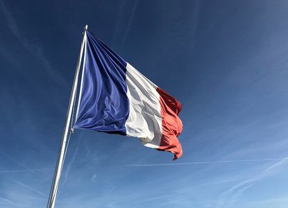 French flag Alouette