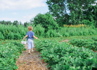 Child outdoors