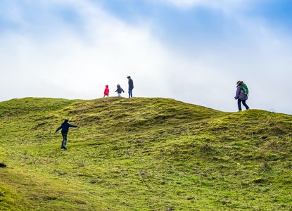 Up the wooden hill